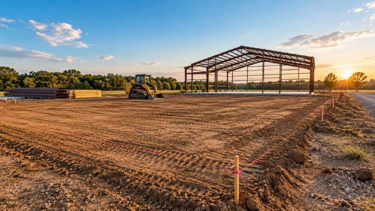 barndominium site prepararion