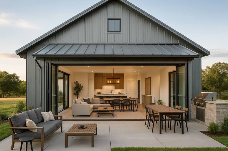 open concept barndominum design